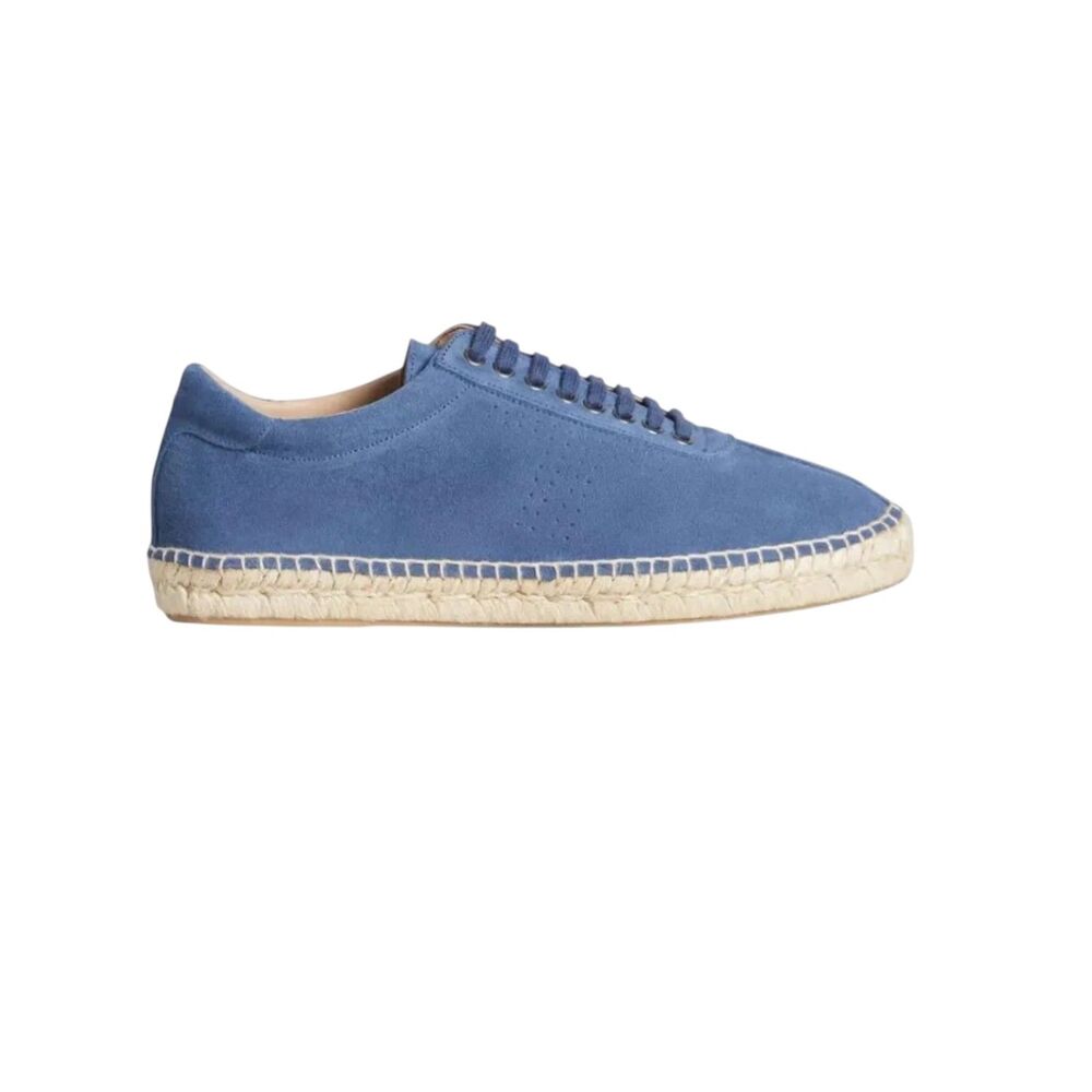 Ted Baker Antonn Blue Suede Espadrille Sneakers Mens EU 41 US 8 Coastal Resort